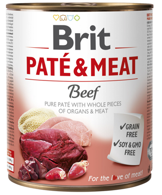 Brit Pate & Meat Con manzo 800g