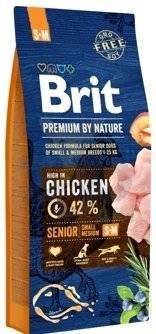 Brit Premium By Nature Senior S+M Con pollo 15kg