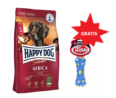Happy Dog Supreme Africa 12,5kg + Osso per cani GRATIS