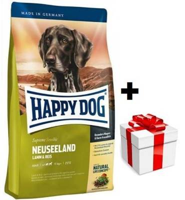 Happy Dog Supreme Neusseland 4kg + sorpresa per il cane GRATIS
