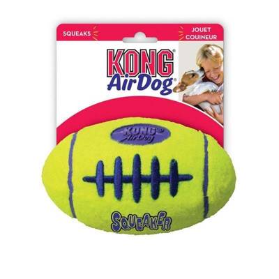 KONG AIRDOG Squeaker Football - giocattolo per cani - M