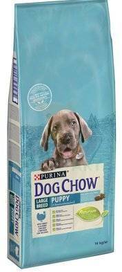 Purina Dog Chow Cucciolo di razza grande con tacchino 14kg x2