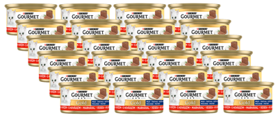 Purina Gourmet Gold mousse con manzo 24x85g