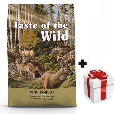Taste Of The Wild Pine Forest 12,2kg + sorpresa per il cane GRATIS